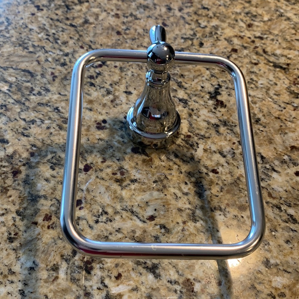 NEW Towel Holder | Chrome | Hardware Included | Easy Installation
